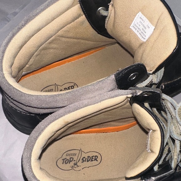 Sperry Black Leather Men's Boots - Picture 9 of 10